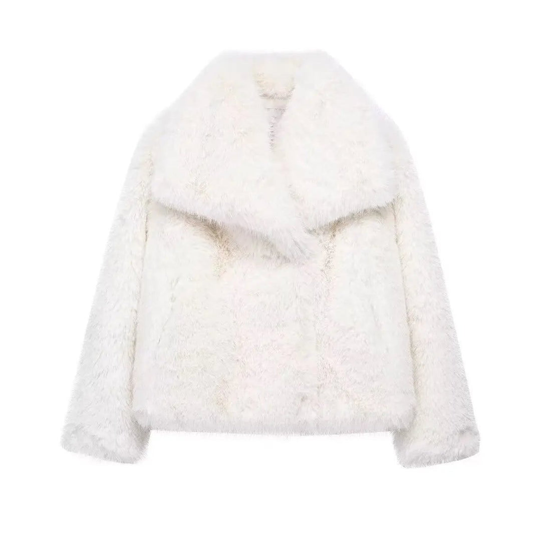 Women's Luxurious Oversized Faux Fur Coat