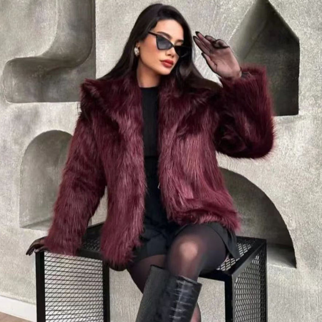 Women's Luxurious Oversized Faux Fur Coat