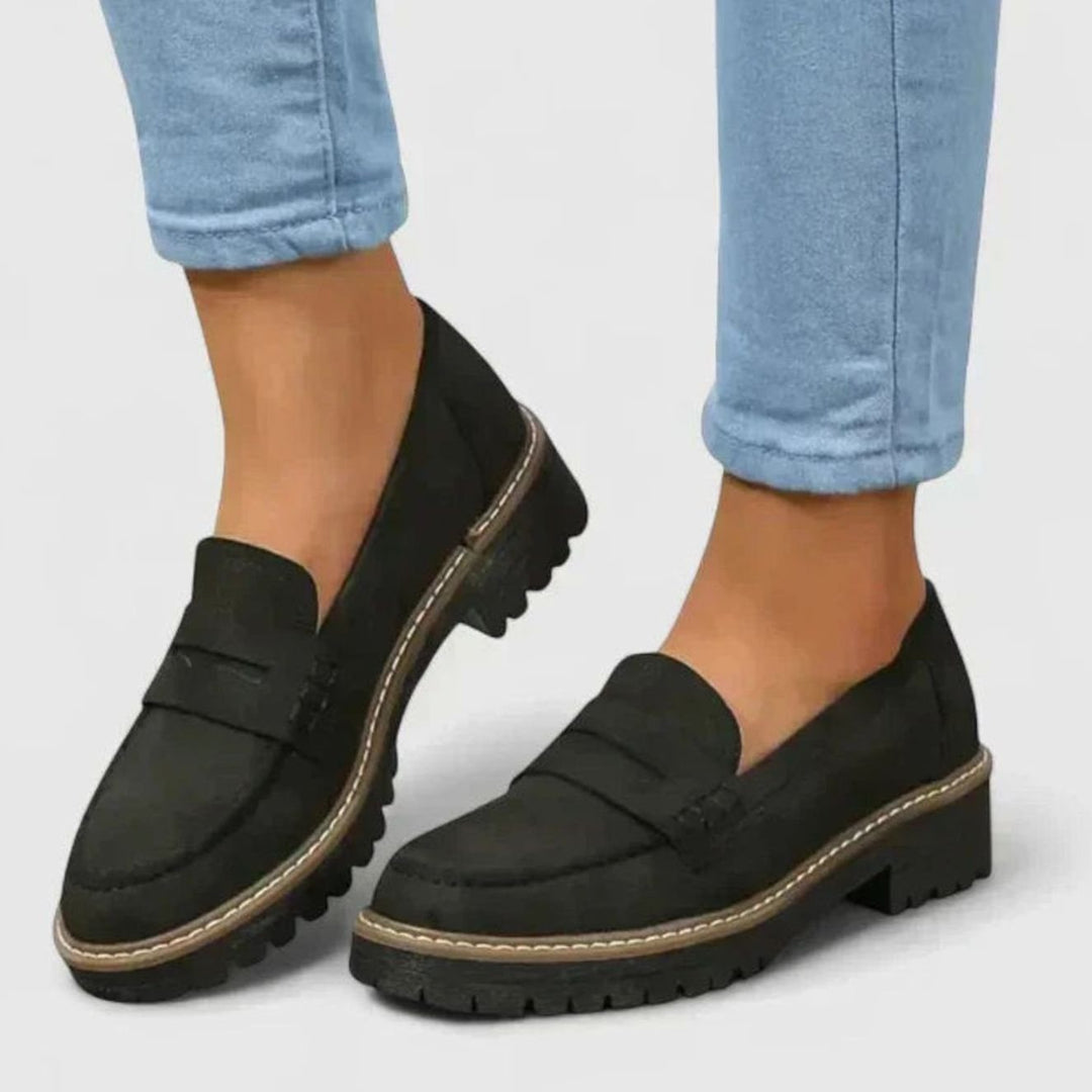 Women's Orthopedic Cushioned Slip-On Platform Loafers