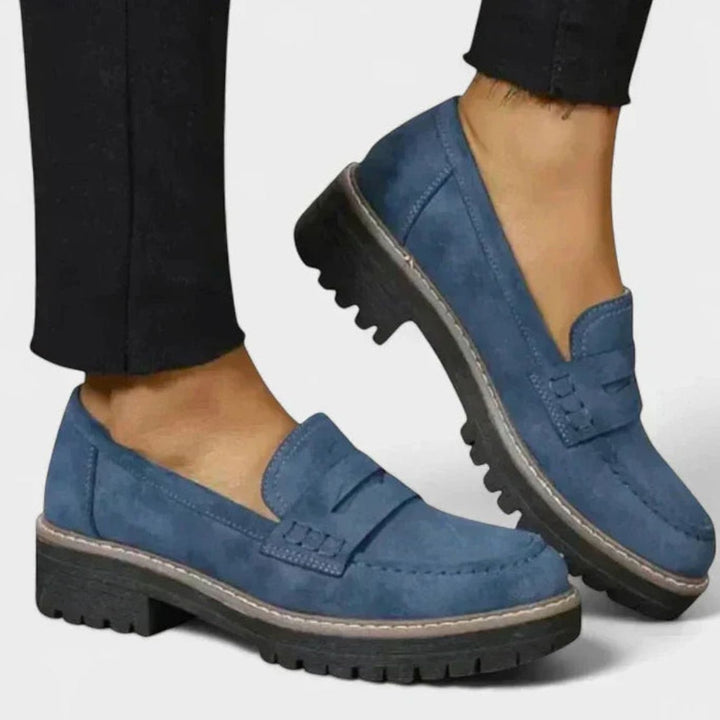 Women's Orthopedic Cushioned Slip-On Platform Loafers
