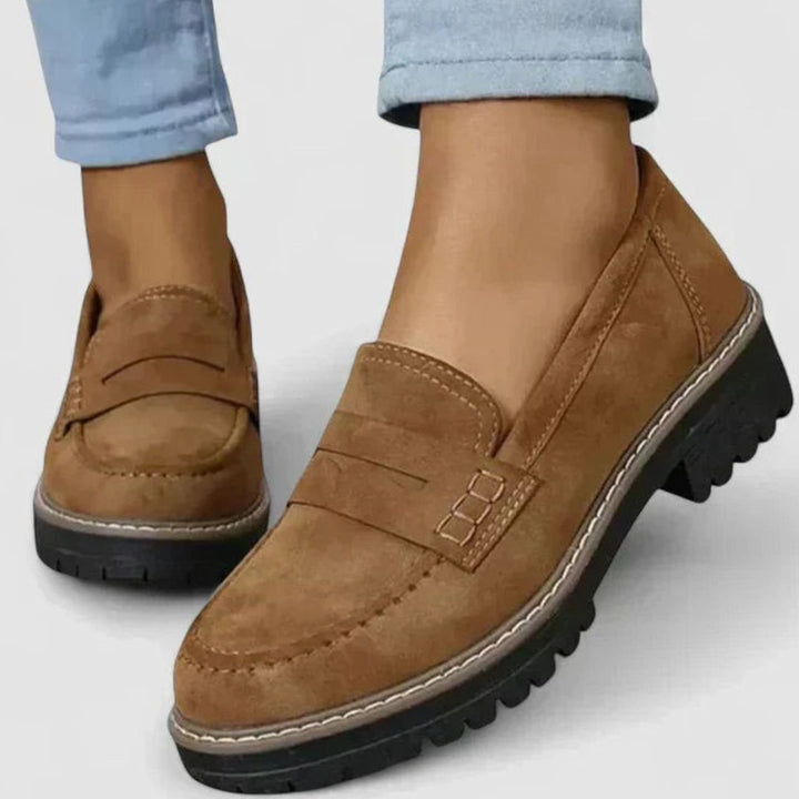 Women's Orthopedic Cushioned Slip-On Platform Loafers