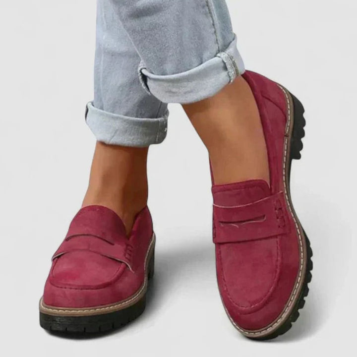 Women's Orthopedic Cushioned Slip-On Platform Loafers