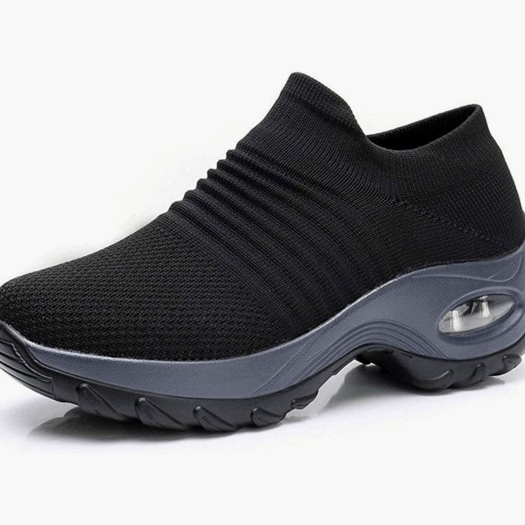 Women's Orthopedic Memory-Foam Slip-On Knit Trainers