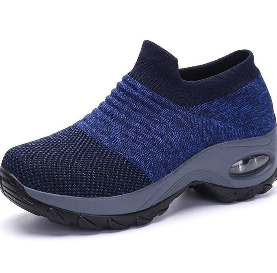 Women's Orthopedic Memory-Foam Slip-On Knit Trainers