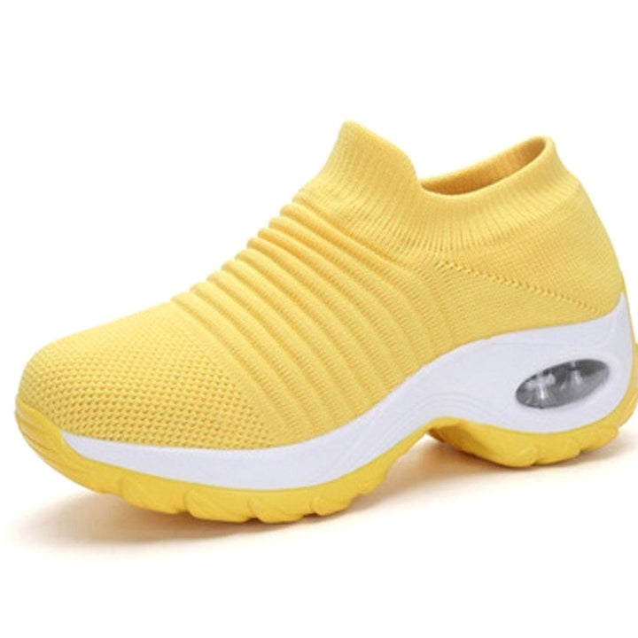 Women's Orthopedic Memory-Foam Slip-On Knit Trainers