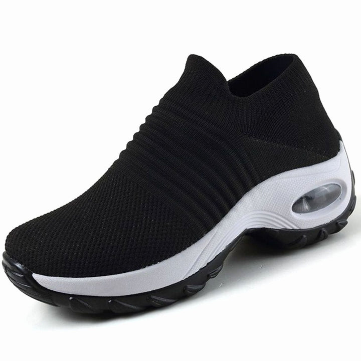 Women's Orthopedic Memory-Foam Slip-On Knit Trainers