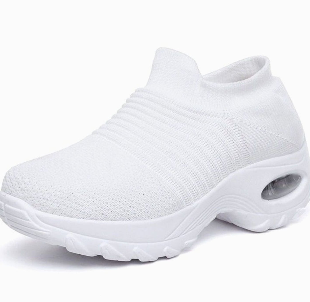 Women's Orthopedic Memory-Foam Slip-On Knit Trainers