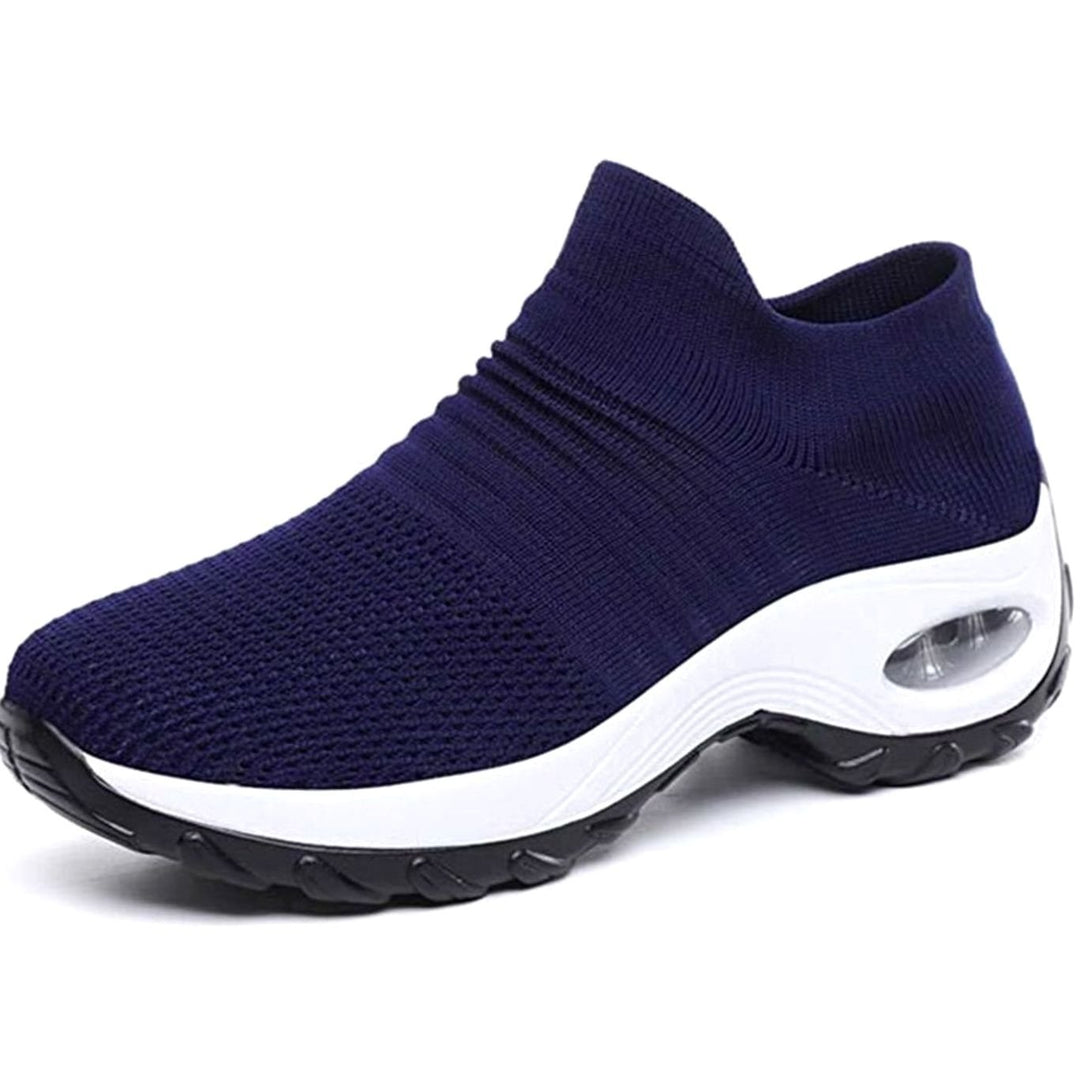 Women's Orthopedic Memory-Foam Slip-On Knit Trainers