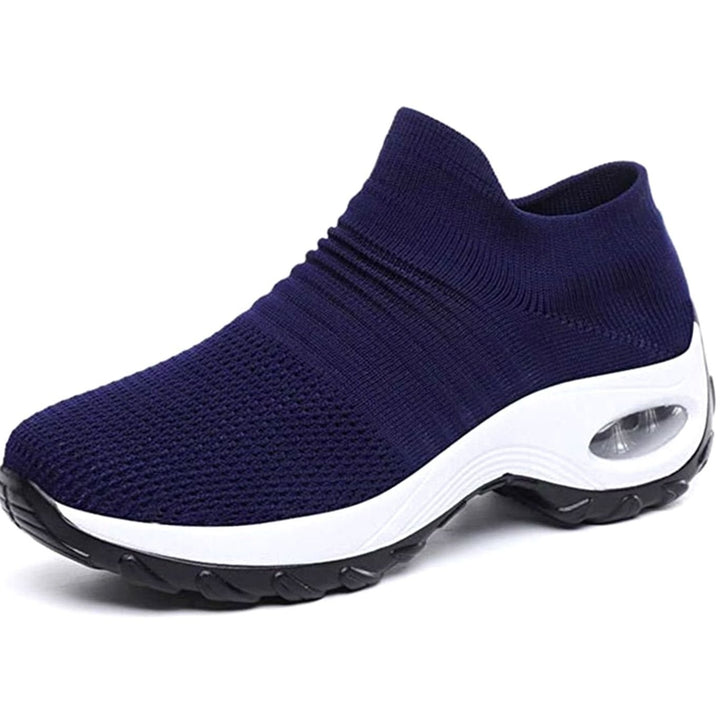 Women's Orthopedic Memory-Foam Slip-On Knit Trainers