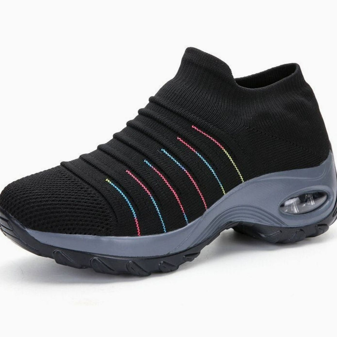 Women's Orthopedic Memory-Foam Slip-On Knit Trainers