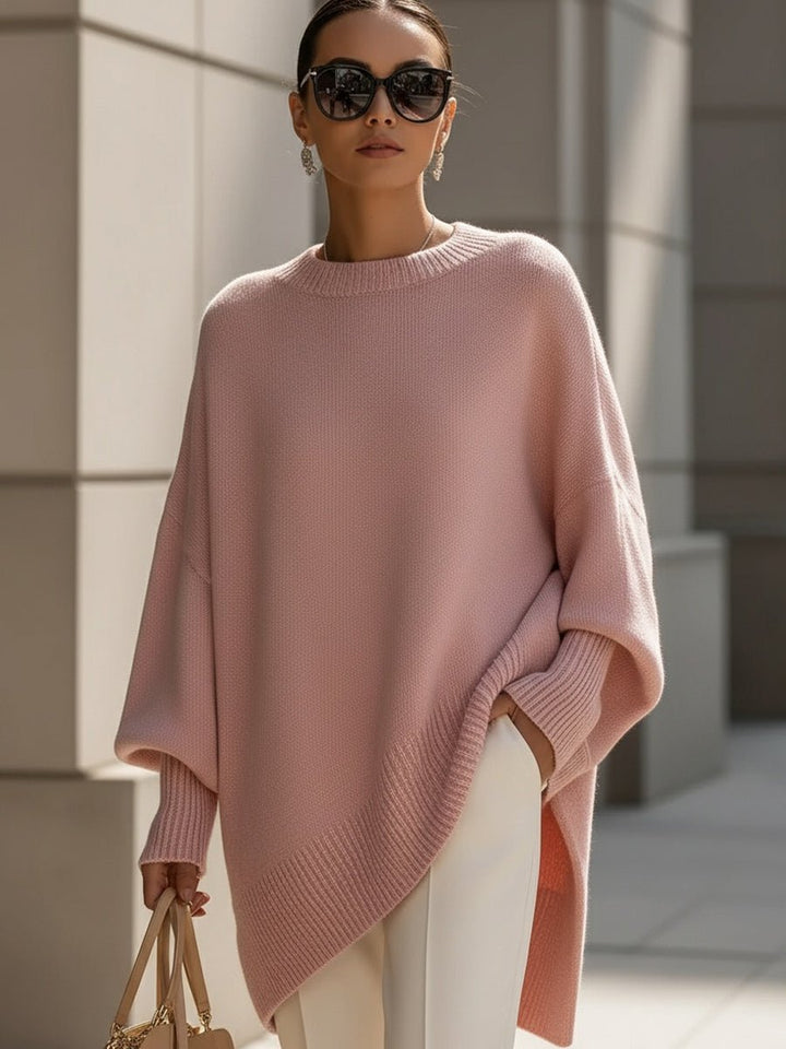 Women's Oversized Batwing-Sleeve Knit Jumper