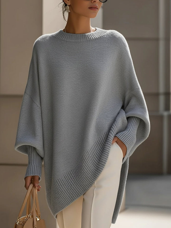 Women's Oversized Batwing-Sleeve Knit Jumper