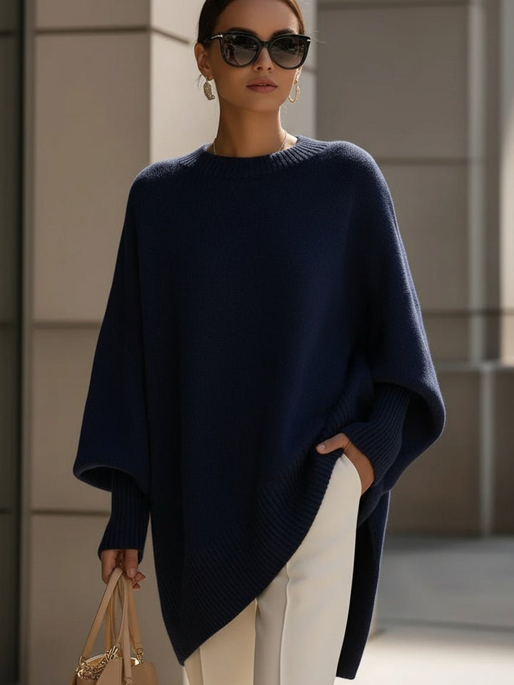 Women's Oversized Batwing-Sleeve Knit Jumper