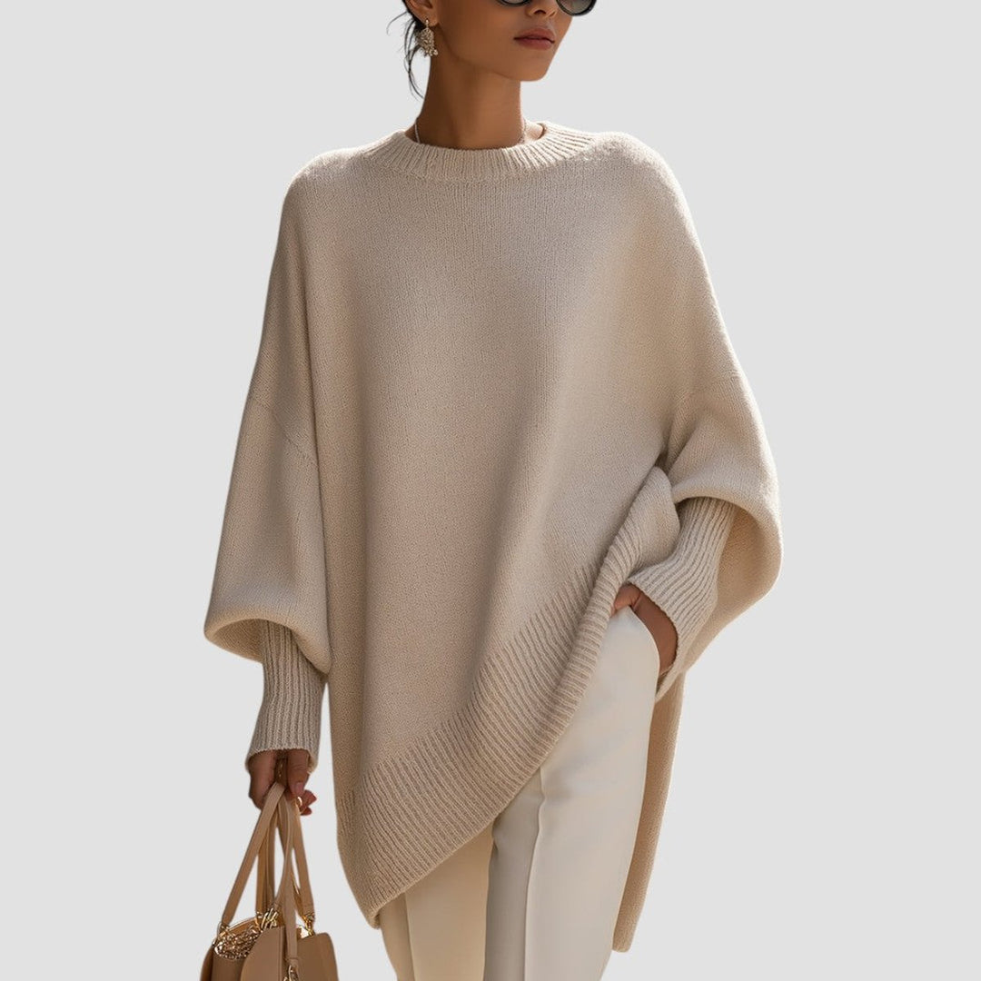 Women's Oversized Batwing-Sleeve Knit Jumper