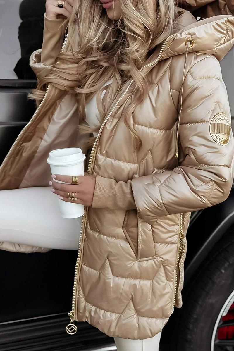 Women's Oversized Hooded Quilted Padded Coat