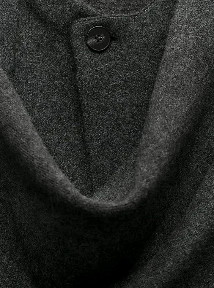 Women's Oversized Knit Cardigan Cape Scarf-Collar Pullover