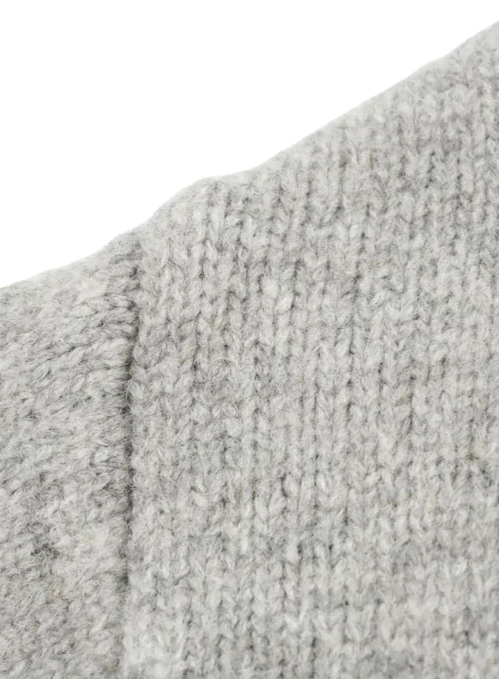 Women's Oversized Knit Cardigan Hooded Zip-Up Jumper
