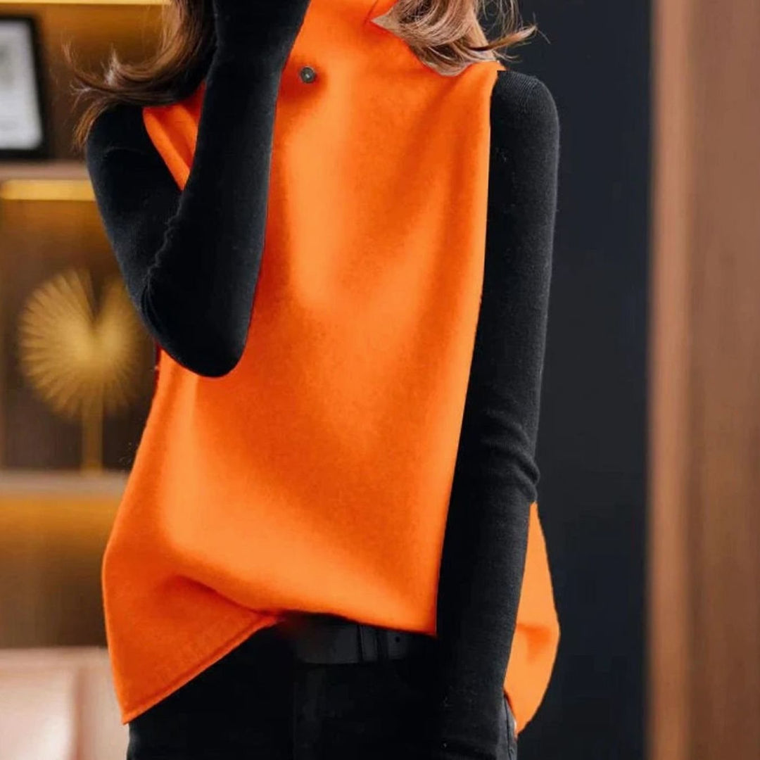 Women's Oversized Knit Cardigan Sleeveless Layering Vest Top