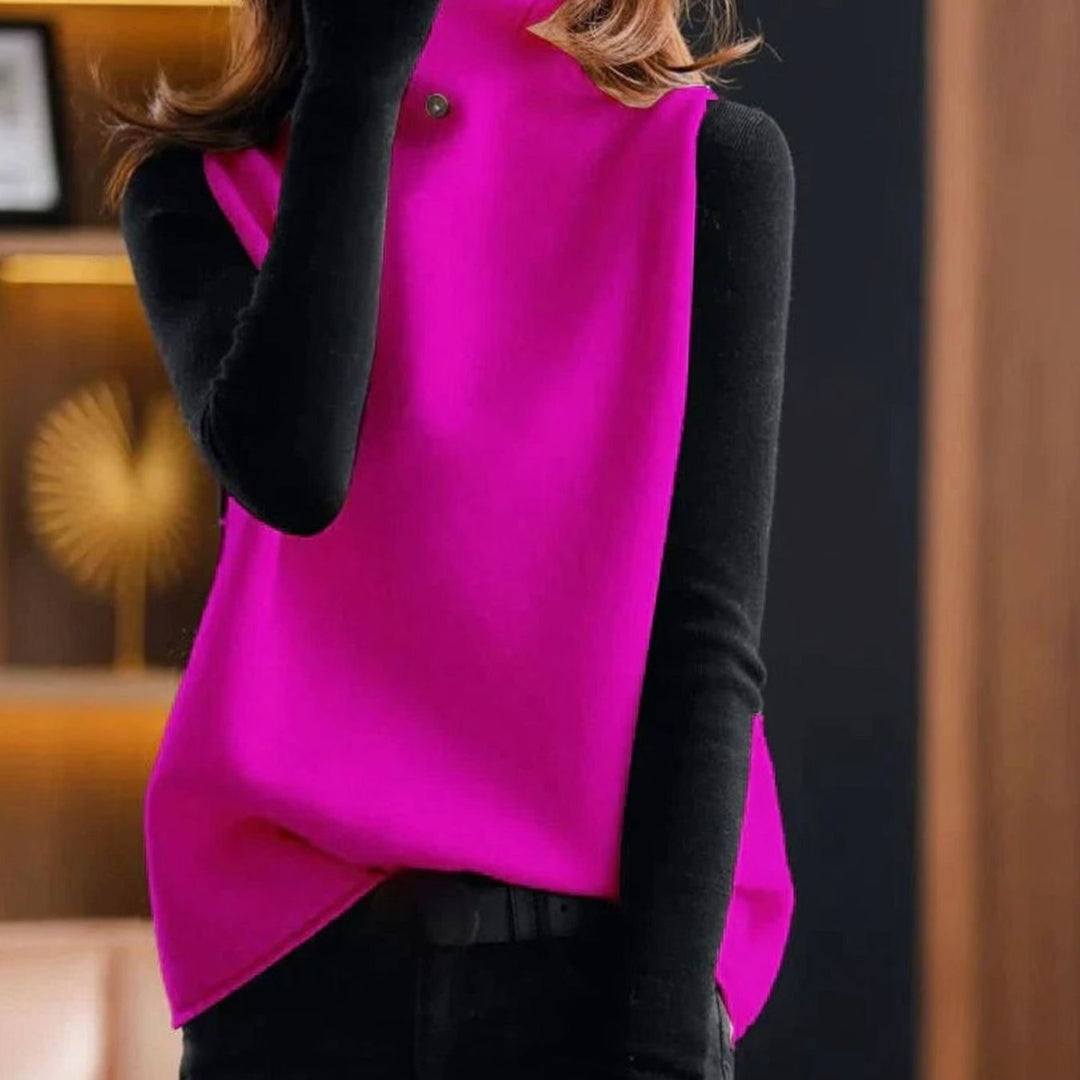 Women's Oversized Knit Cardigan Sleeveless Layering Vest Top