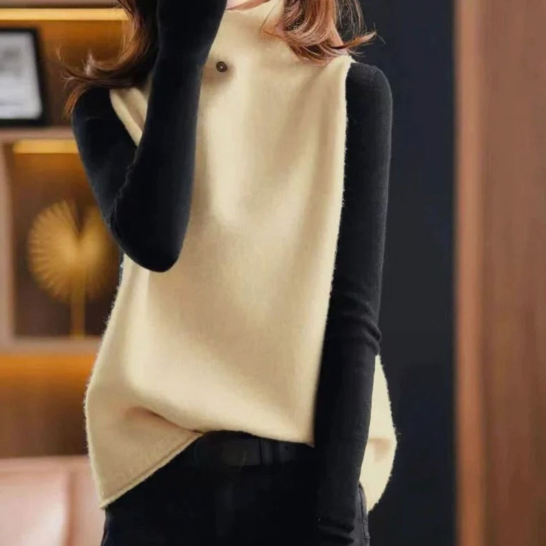 Women's Oversized Knit Cardigan Sleeveless Layering Vest Top