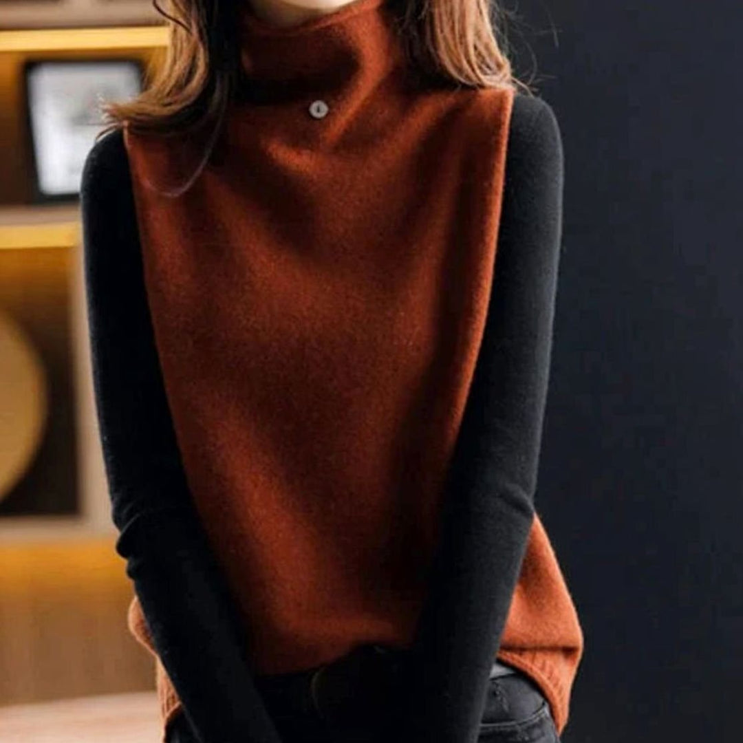 Women's Oversized Knit Cardigan Sleeveless Layering Vest Top