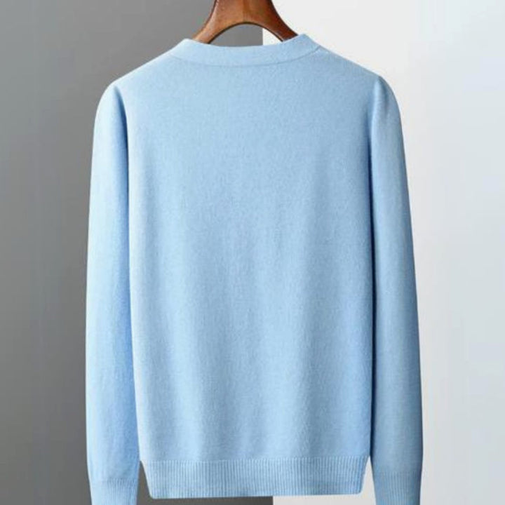 Women's Oversized Knit Cardigan Soft V-Neck Button-Up Jumper