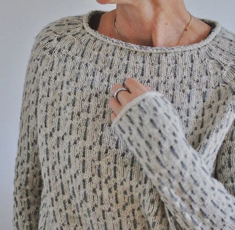Women's Relaxed Oversized Knit Jumper Round Neck Pullover