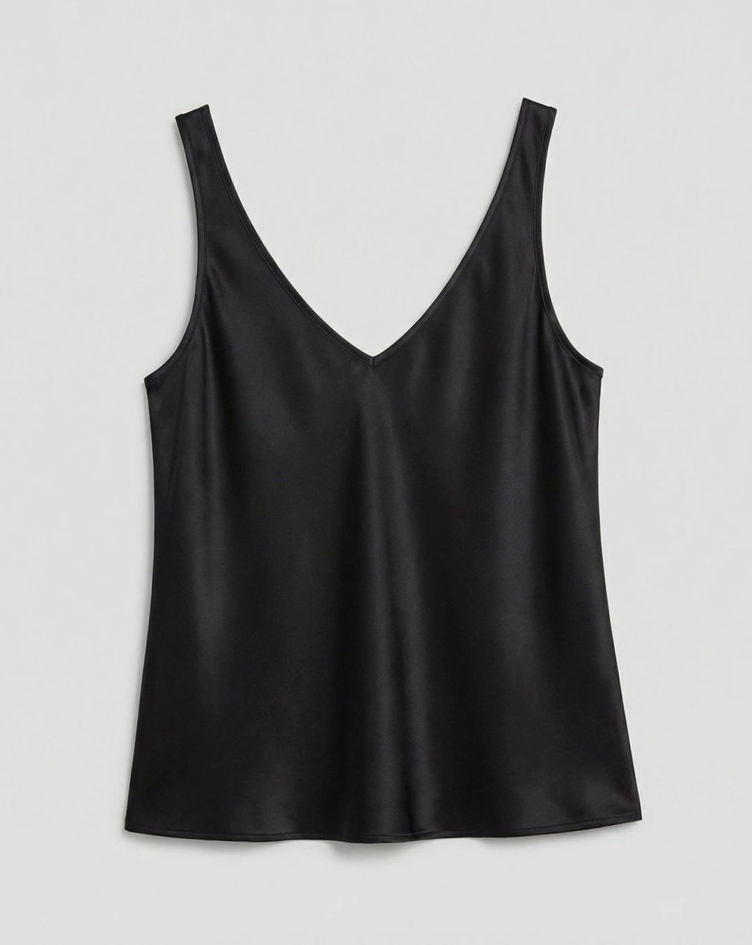 Women's V-Neck Satin Camisole Sleeveless Top