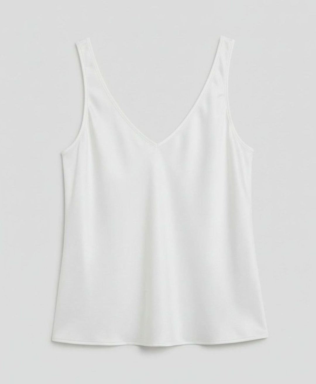 Women's V-Neck Satin Camisole Sleeveless Top
