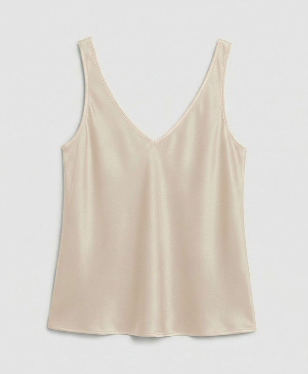 Women's V-Neck Satin Camisole Sleeveless Top